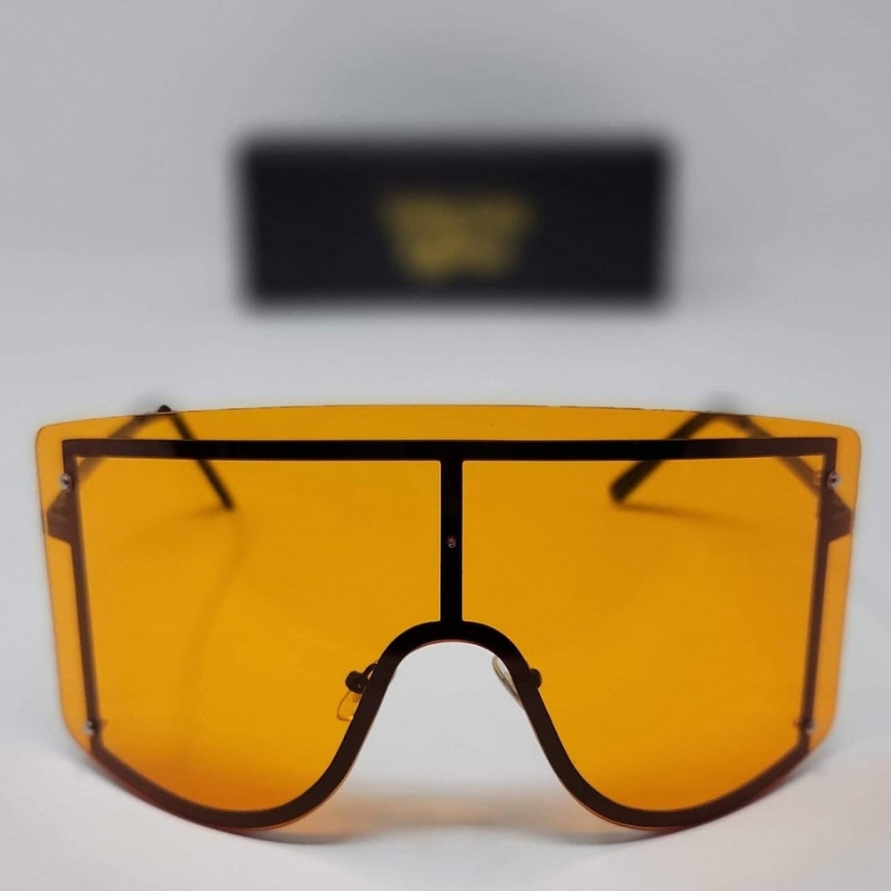 Bold Orange Sunglasses